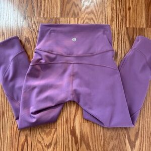 EUC, Lululemon Run: Top Speed Crop Legging Full-On Luxtreme, Size 2